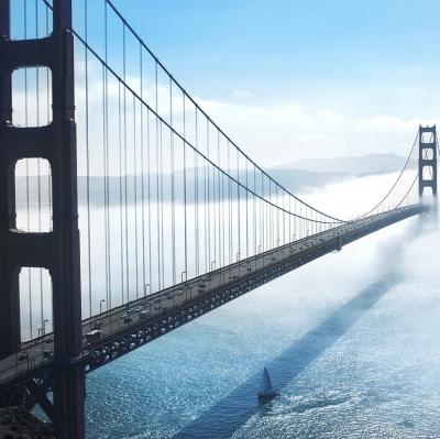 Walk over the Golden Gate Bridge
