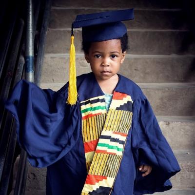 Graduate with a Masters degree