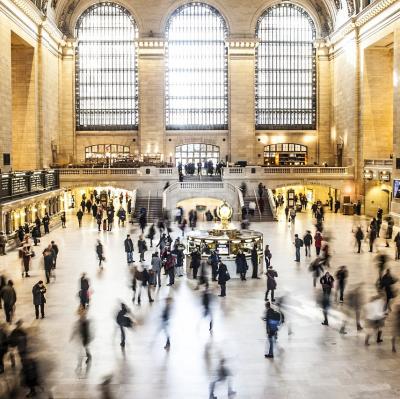 Take a train from Grand Central Station