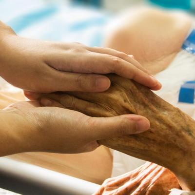 Volunteer at a hospice