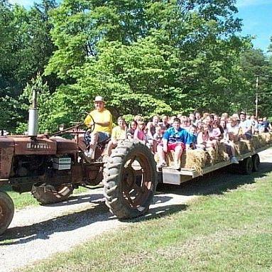 Go on a hay ride
