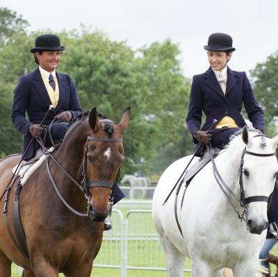 Ride side-saddle