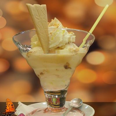 Eat an ice cream sundae