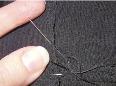 Learn to hem trousers by hand 