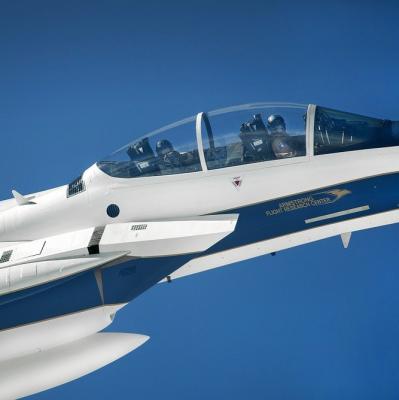 Fly in the cockpit of a jet