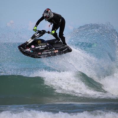 Do a back flip on a jet ski