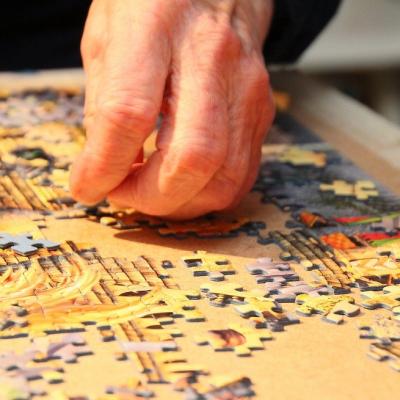 Complete a 1000 piece jigsaw puzzle