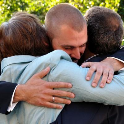 Hug a complete stranger