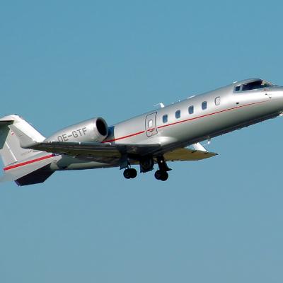 Fly in a learjet