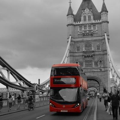 Ride on a London double-decker bus