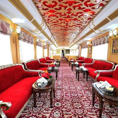 Ride on a luxury train