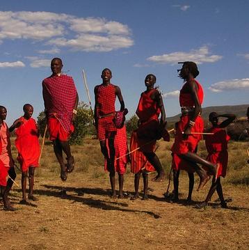 Witness a Massai jumping dance
