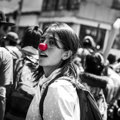 Where a red nose on Red Nose Day