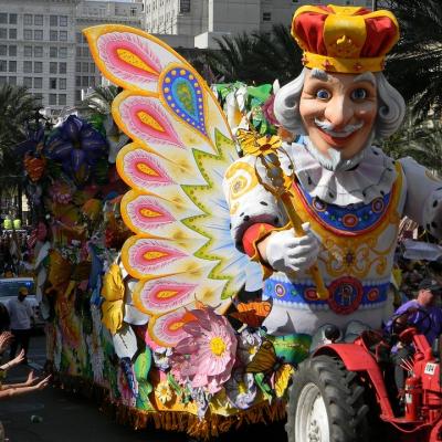See Mardi Gras in New Orleans