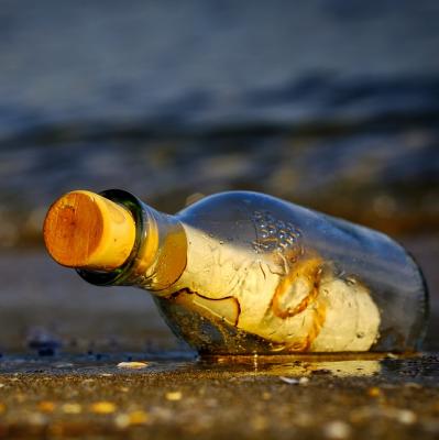 Leave a message in a bottle