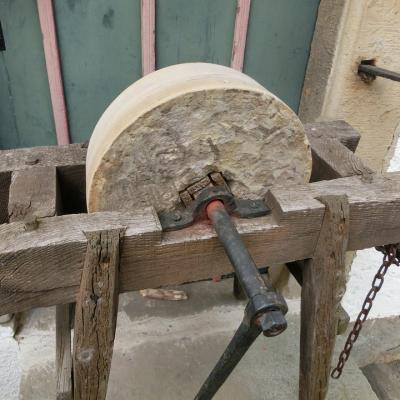 Put my nose to the grindstone (literally)