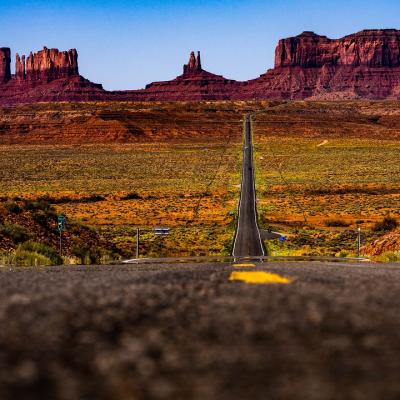 Drive through Monument Valley