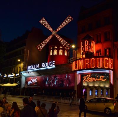 Attend a show at the Moulin Rouge Paris