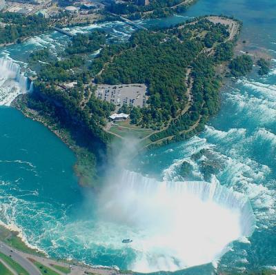 Fly over Niagara Falls