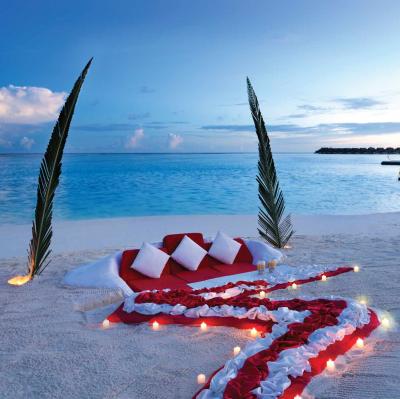 Private beach dining