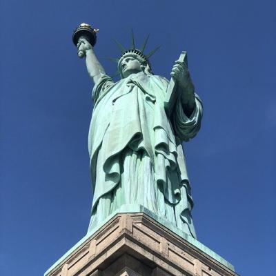 Climb to the top of the Liberty Statue