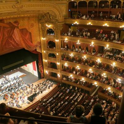 Attend a classical concert in a private box