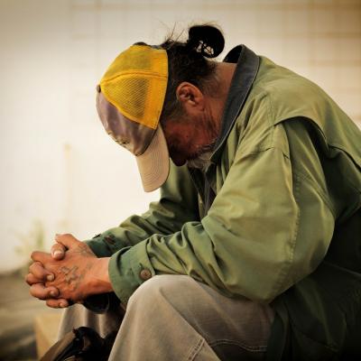 Serve food at a shelter