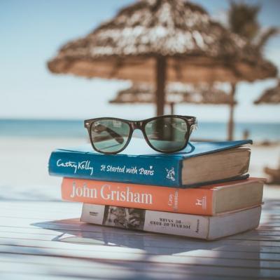 Read a book from cover to cover on holiday