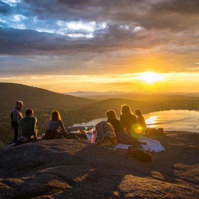 Have a picnic at sunset