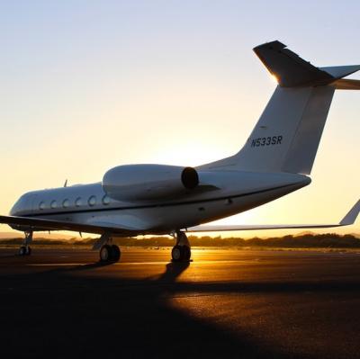 Travel in a private jet