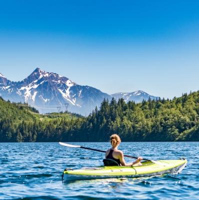 Kayak a lake