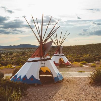 Stay in a teepee