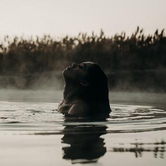 Relax in a hot spring
