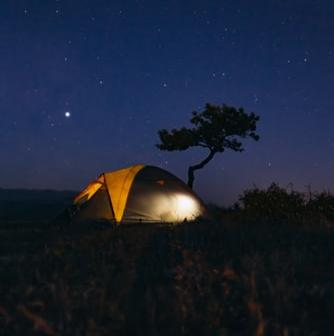 Camp out under the stars