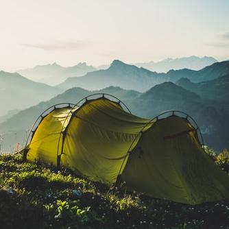 Go on a camping trip in the mountains