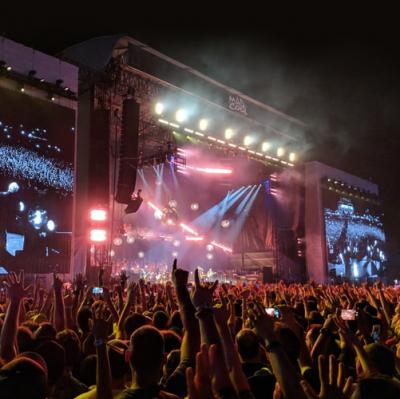 Go to 100 live concerts