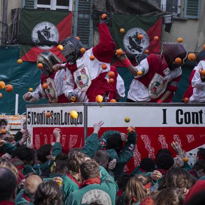 Join in the Battle of the Oranges (Ivrea)