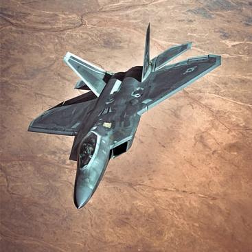 Fly in a F-22 Raptor