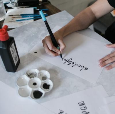 Learn caligraphy