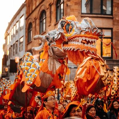 Watch a Chinese New year celebration