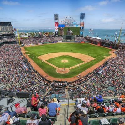 See a game at Oracle Park, San Fransisco