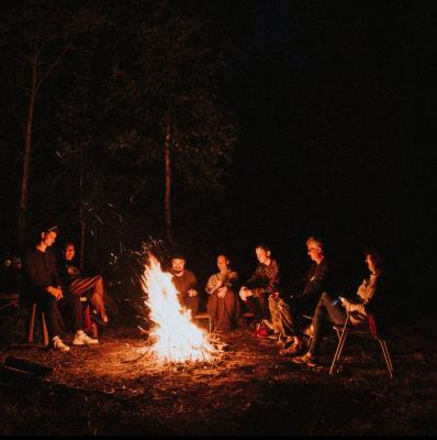 Sit around a campfire
