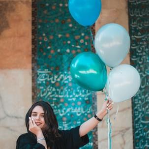 Inflate 100 balloons (by blowing)