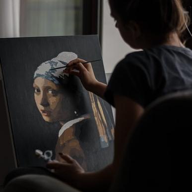 Paint a replica of a famous materpiece