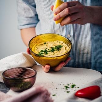 Make hummus from scratch