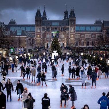 Ice Skating in Amsterdam