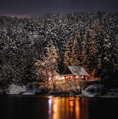 Stay in a lakeside cottage