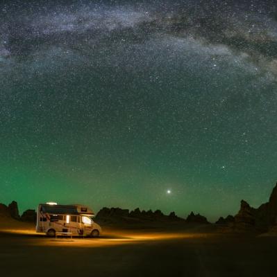 Camp out under the Milky Way