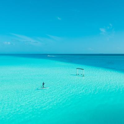 Paddleboard in the Maldives
