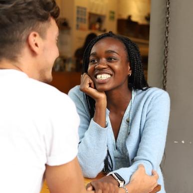 Meet someone on a blind date